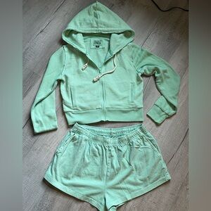 Jacket and short set